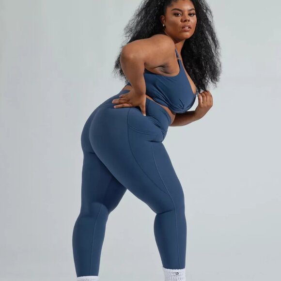 Monarch High Rise Legging - Baked Blue - XL NWT - Picture 2 of 10